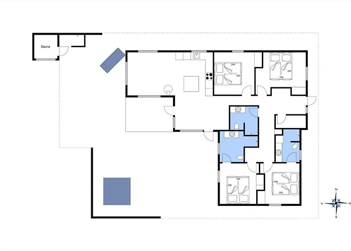بيت للعطل Bv416-blavand-fyrrevaenget-37 *